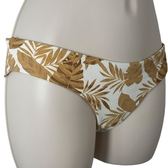 Eberjay Jane Textured Gold Tropical Print Bikini Swimsuit Set - Picture 6 of 10